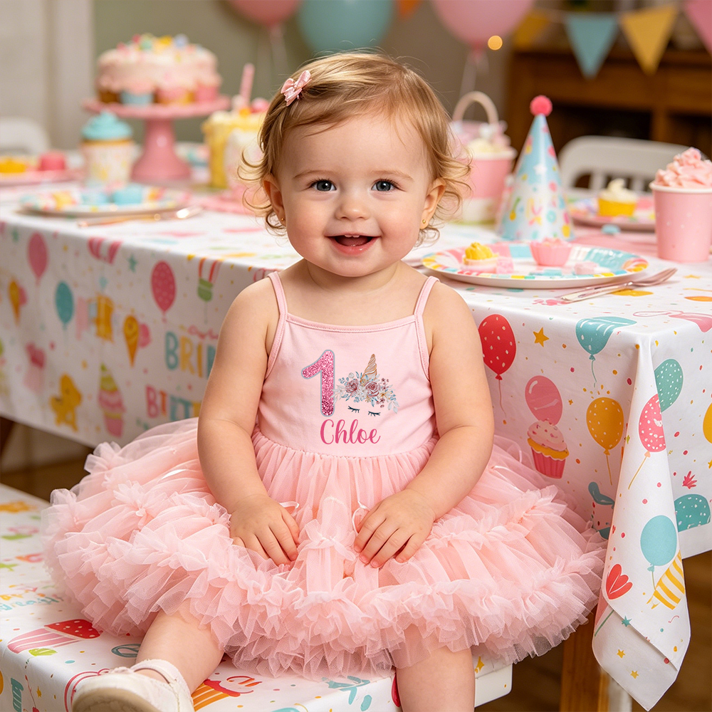 Personalized GirlMermaid/Unicorn Birthday TUTU Dress| Dress92