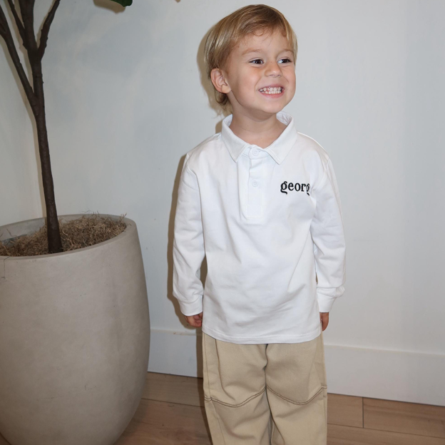 Personalized Kids Embroidered Polo Shirt| Cloth280