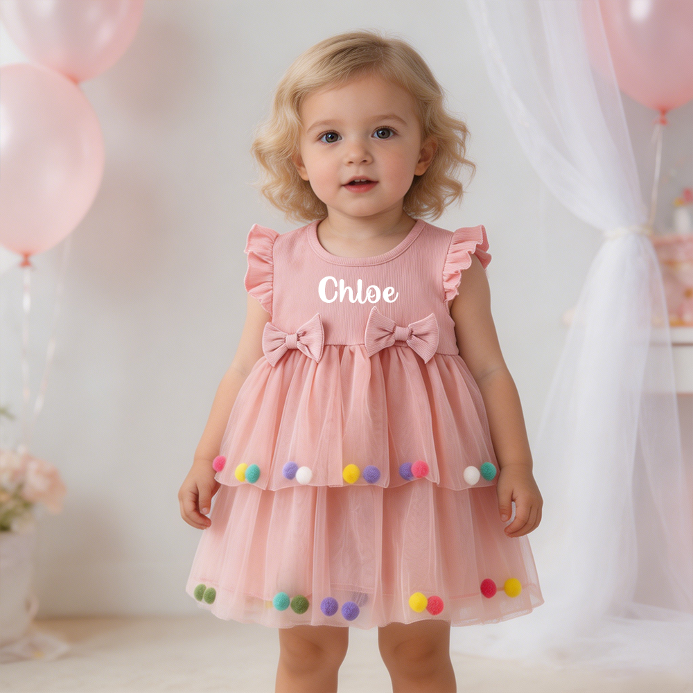 Personalized Girl Colorful Tutu Dress| Dress104