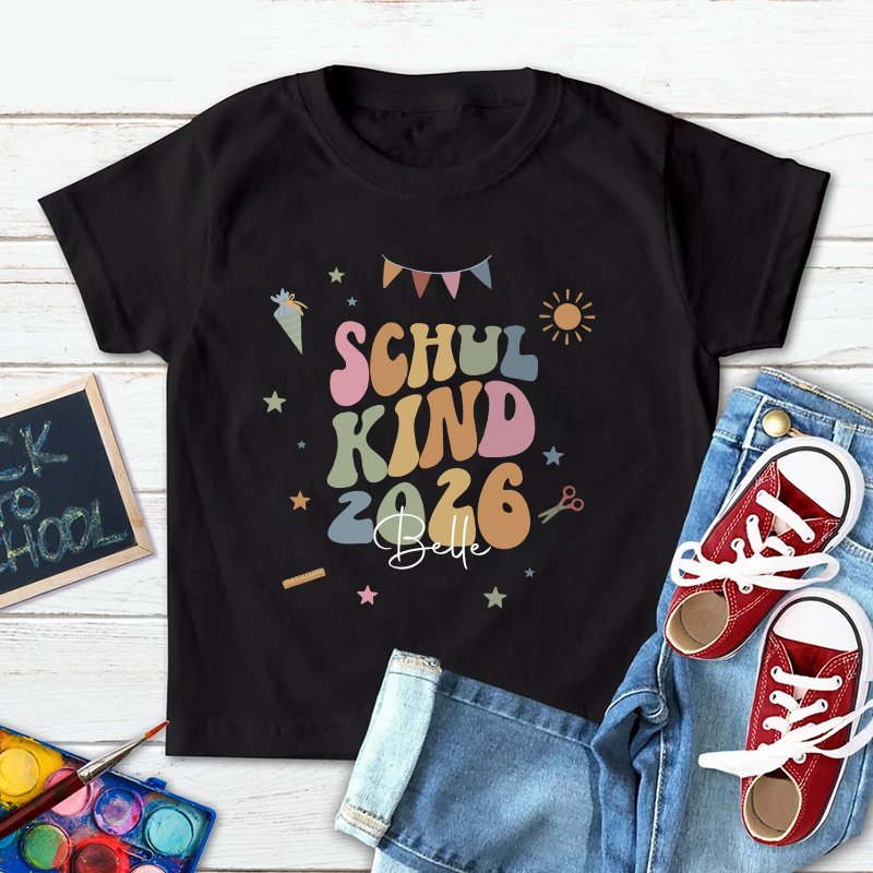 Personalized Girls Back To School T-Shirt| Cloth1489
