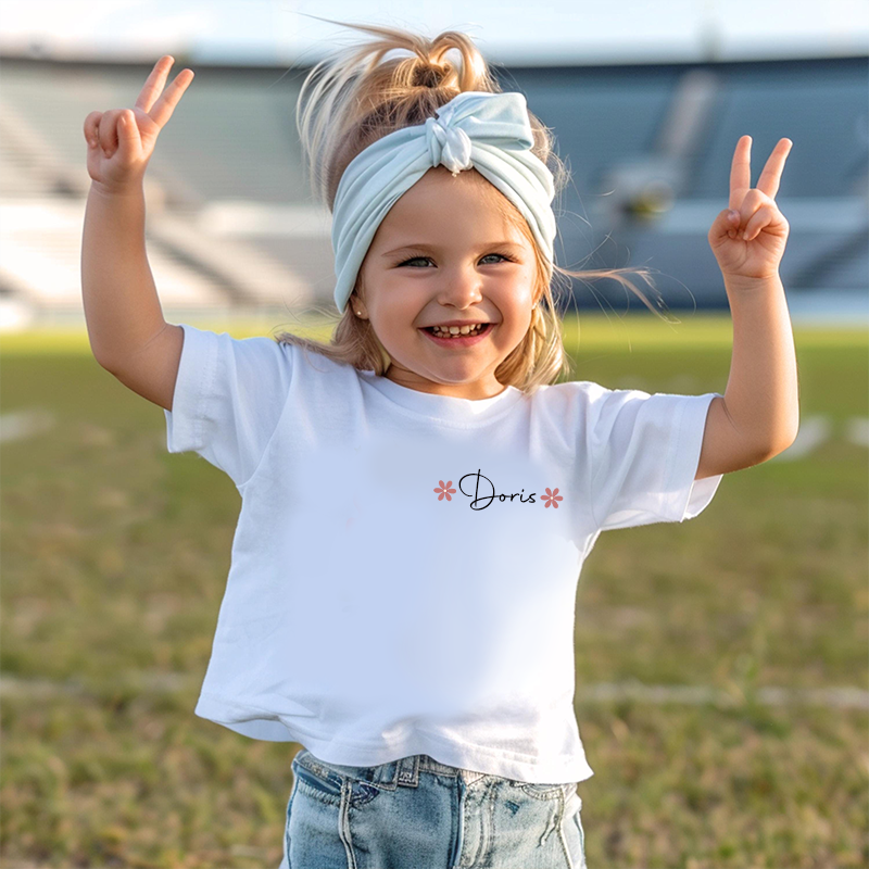 Personalized Girls Back To School T-Shirt| Cloth1490