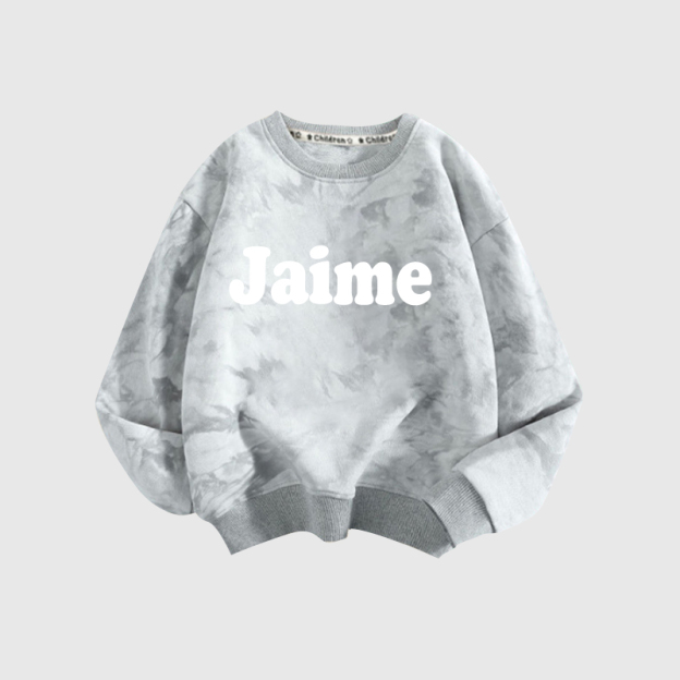 Personalized Kids Cozy Soft Happy Face Sweatshirt| Cloth97