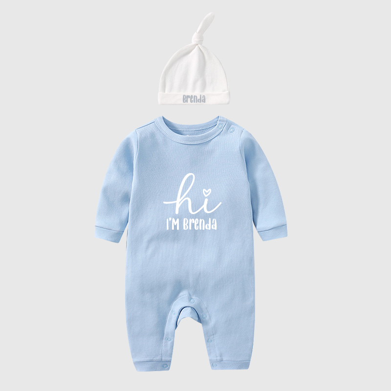 Personalized Baby Newborn Cozy Going Home Sets| BBCloth04