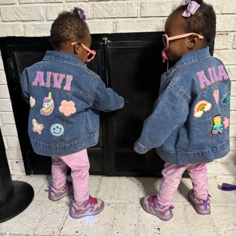 Personalized Kids Denim Patch Jacket| Cloth22
