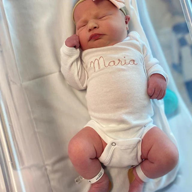 Personalized Embroidered Baby Onesie| BBCloth62