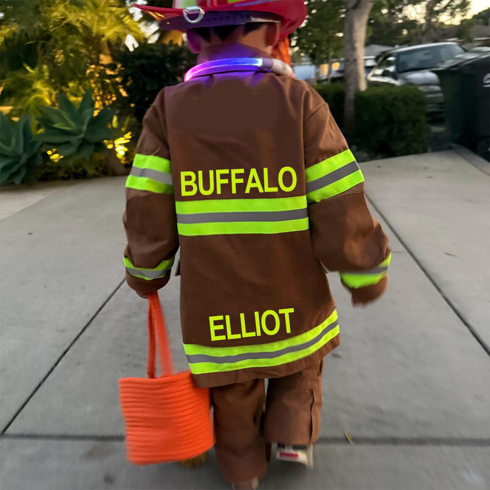 PersonalizedKids Halloween Firefighter Costume Outfits| Cloth239