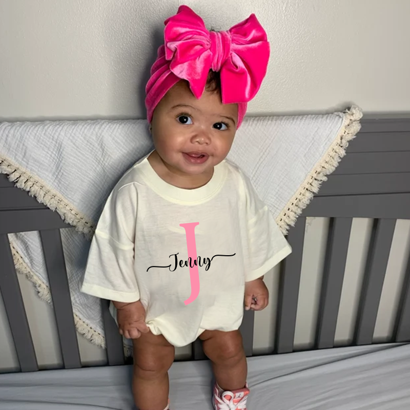 Personalized Baby Name Color Bubble Romper| BBCloth43