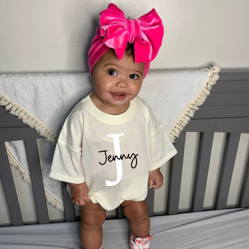 Personalized Baby Name Color Bubble Romper| BBCloth44