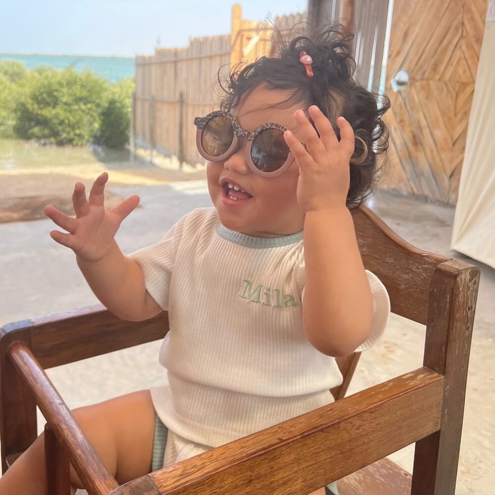 Personalized Kids Initials Ribbed Toddler Shorts Set| Cloth154