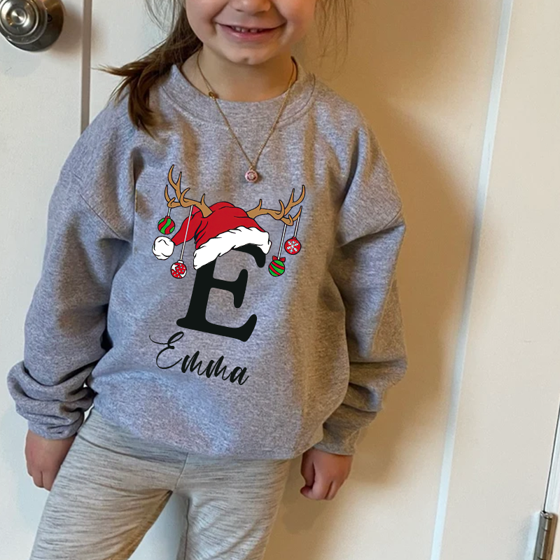 Personalized Kids Christmas Sweatshirt| Cloth89