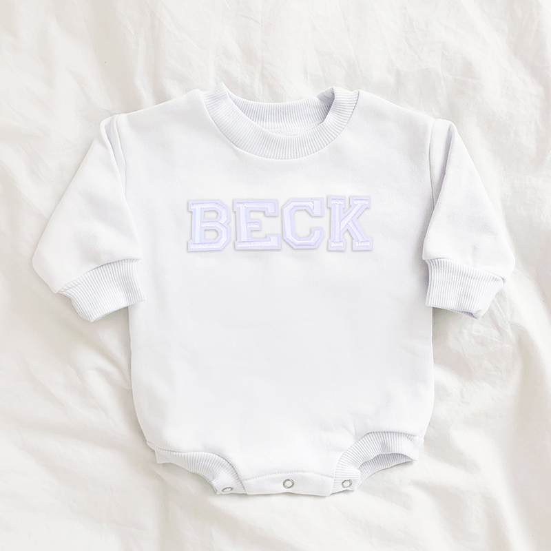 Personalized Baby Patch Bubble Romper Romper| Cloth24