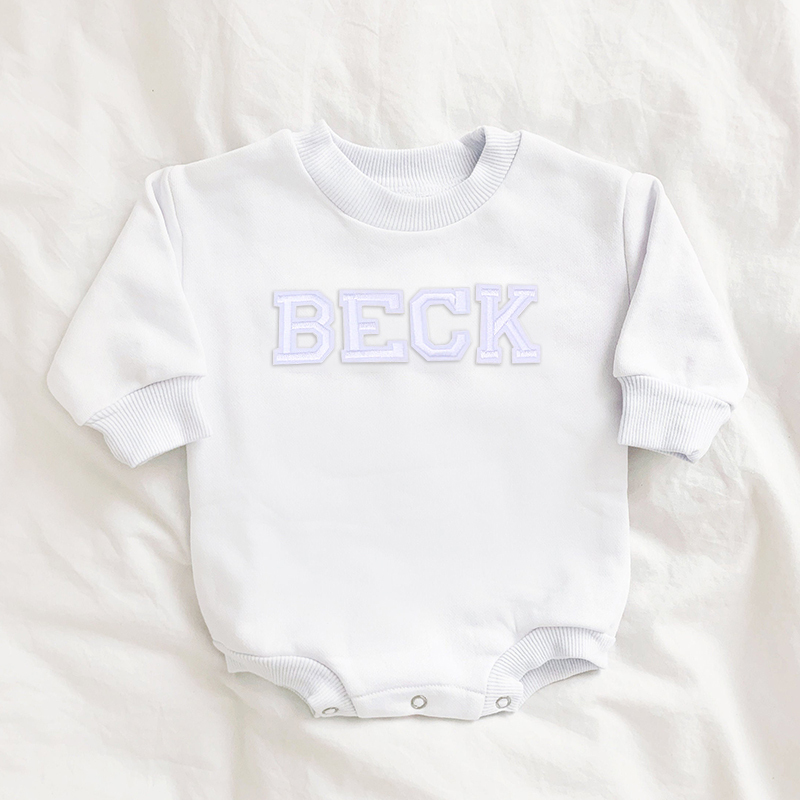 Personalized Baby Patch Bubble Romper Romper| Cloth24