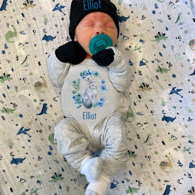 Personalized Baby Easter Outfit| BBCloth1217