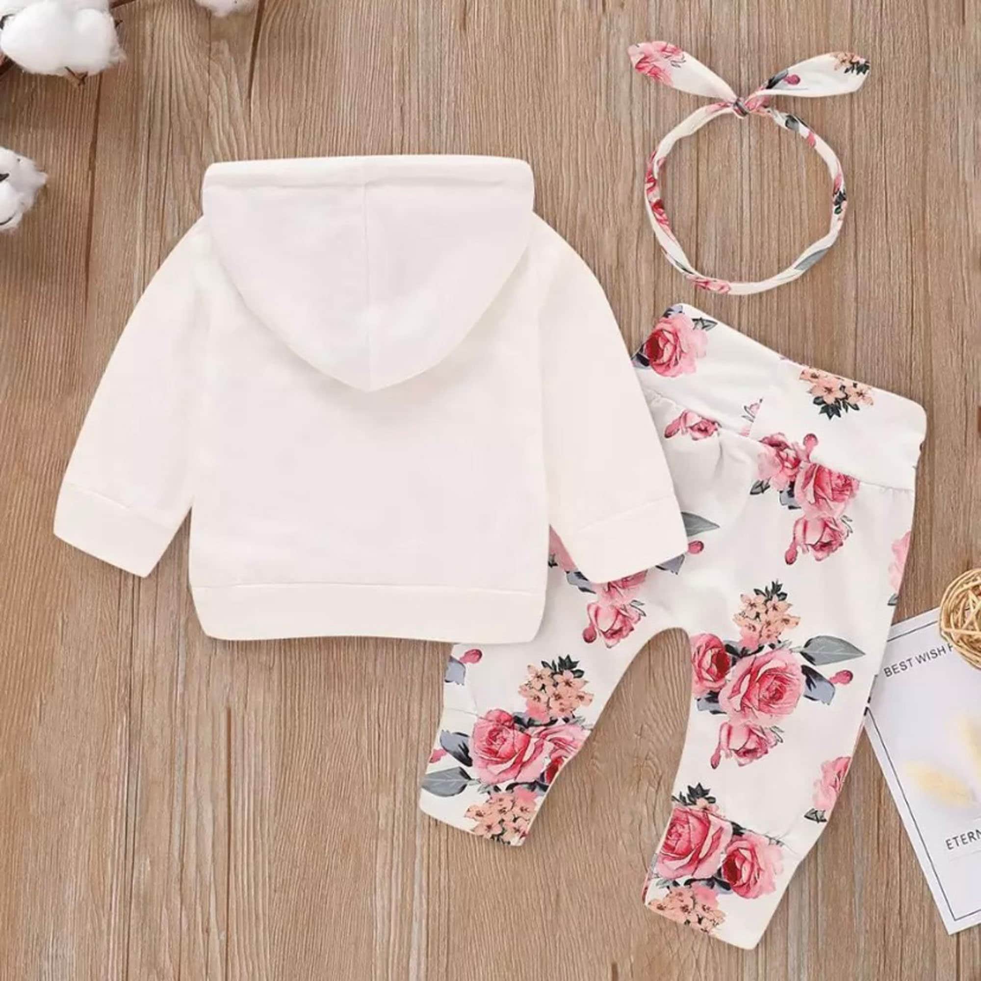 Personalized Baby Girl Flower Outfit| BBcloth85