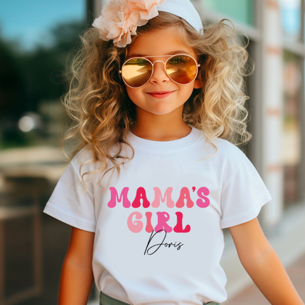 Personalized Mama's Girl T-Shirt| Cloth1439
