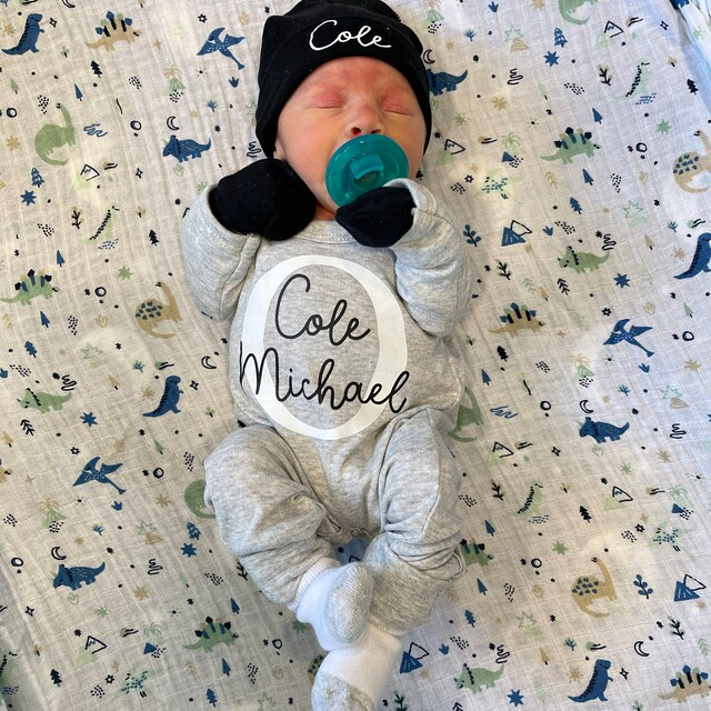 Personalized Baby Newborn Going Home Sets| BBCloth01