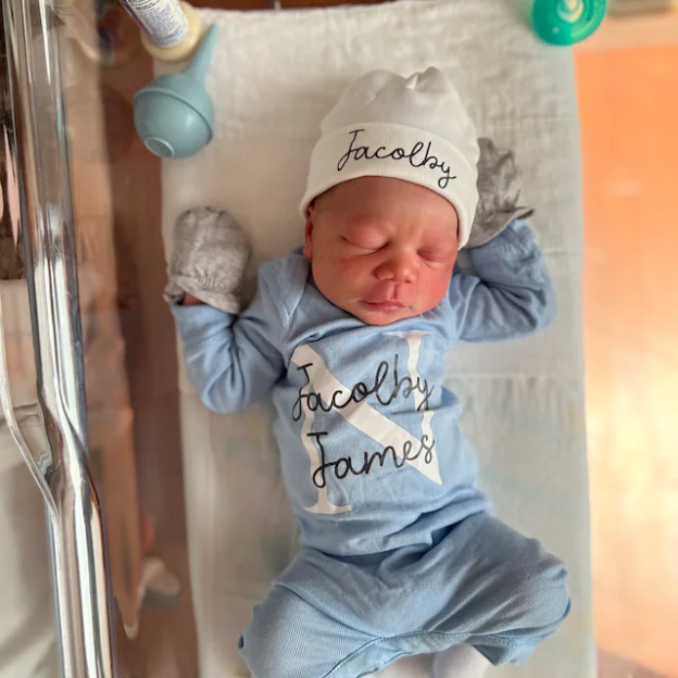 Personalized Baby Newborn Going Home Sets| BBCloth01