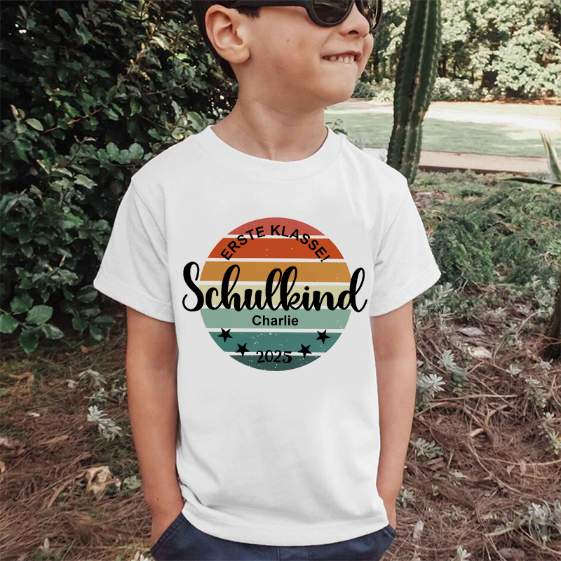 Personalized Kids Back To School T-Shirt| Cloth1484