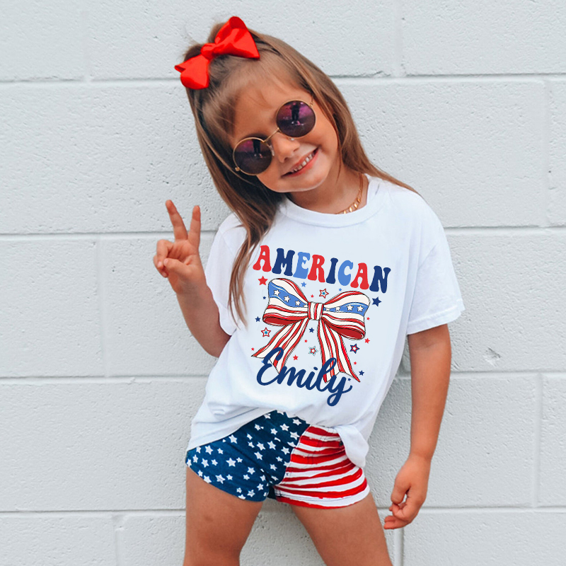 Personalized Kid 4th Of July Independence T-Shirt| Cloth1455