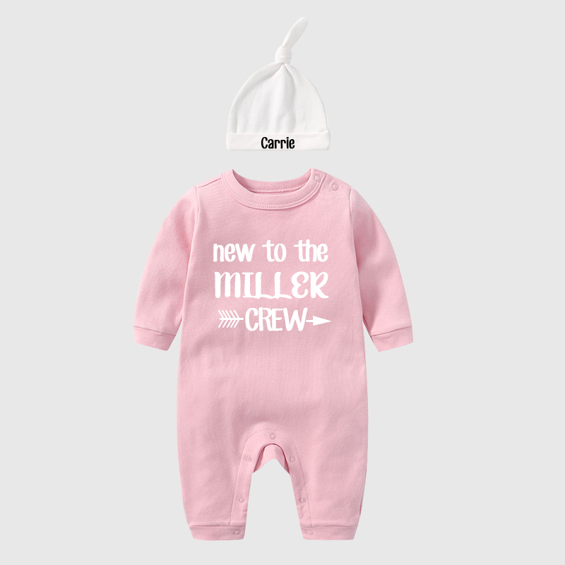 Personalized Baby With Hat Cozy Going Home Sets| BBCloth67
