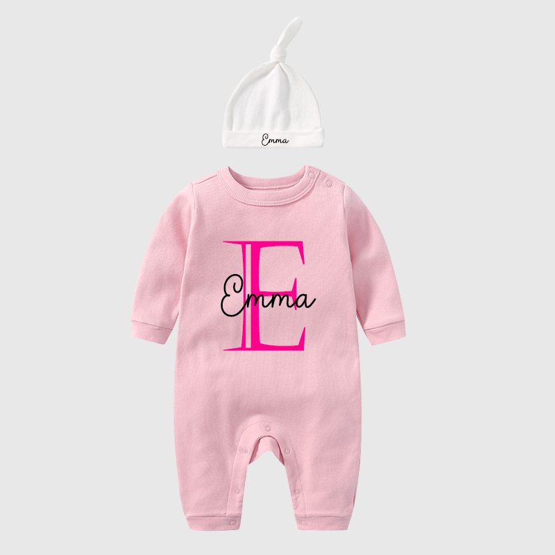 Personalized Baby With Hat Cozy Going Home Sets| BBCloth67