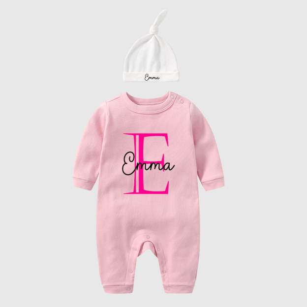 Personalized Baby With Hat Cozy Going Home Sets| BBCloth67