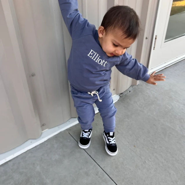 Personalized Kids Embroidered Sweatshirt outfit| Cloth191