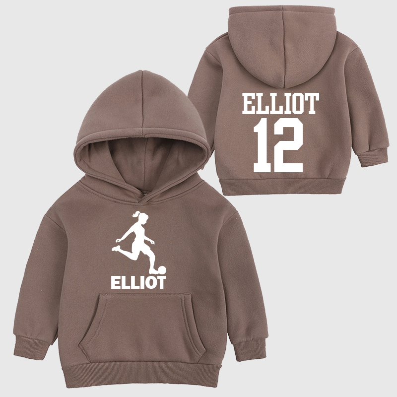 Personalized Kids Football Cozy Hoodie| Cloth11604