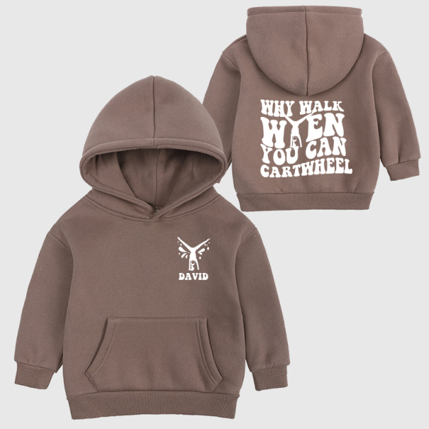 Personalized Kids Gymnastics Cozy Hoodie| Cloth11605
