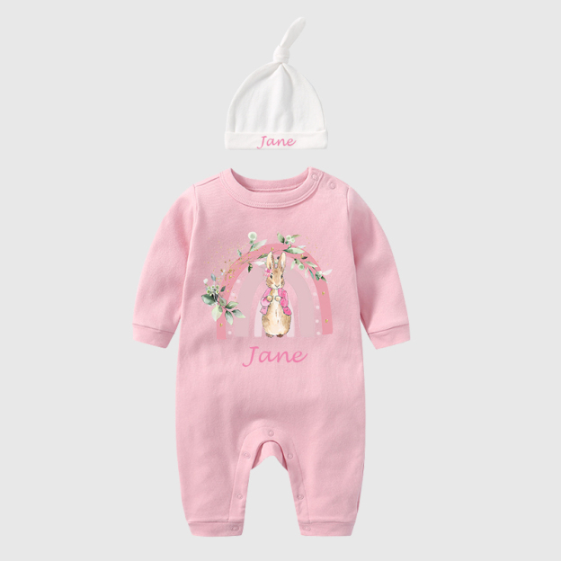 Personalized Baby Rabbit Birth Outfit| BBCloth1215