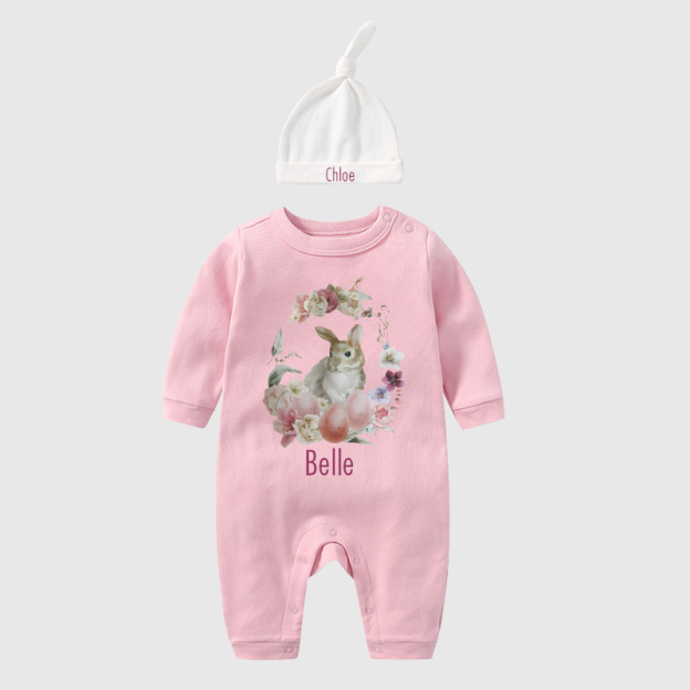 Personalized Baby Easter Outfit| BBCloth1217