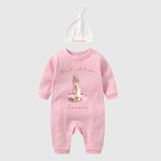 Personalized Baby Newborn Easter Going Home Sets| BBCloth1219