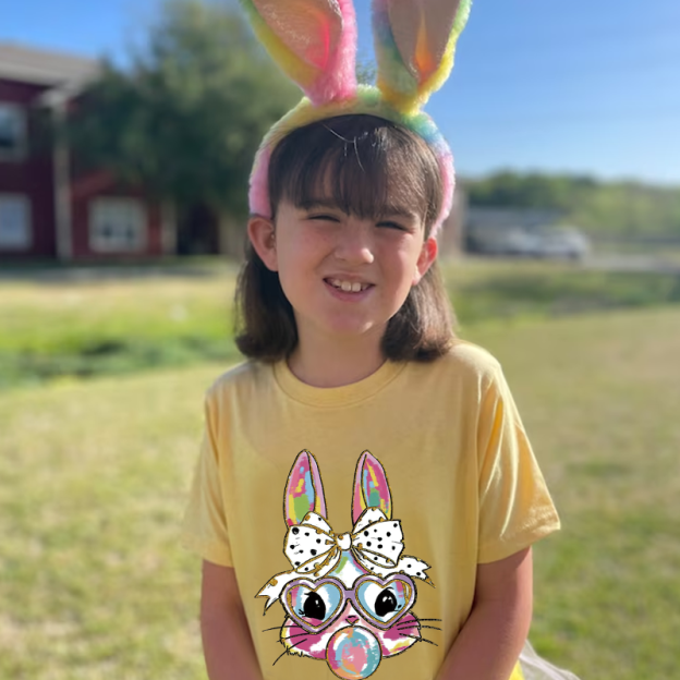 Personalized Kid Bunny Summer T-Shirt| Cloth1430