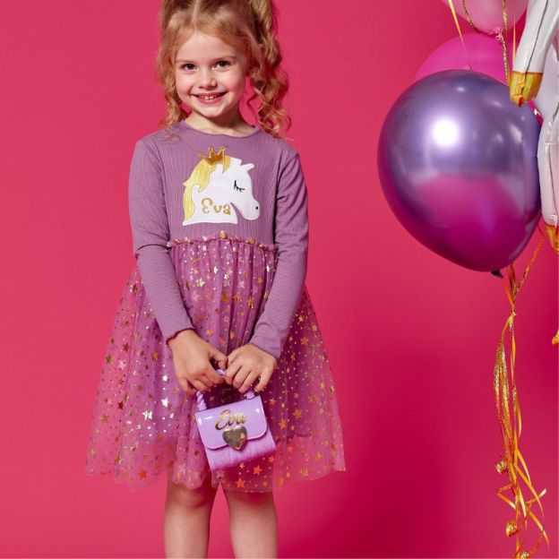 Personalized Girl Unicorn Tutu Dress| Dress07