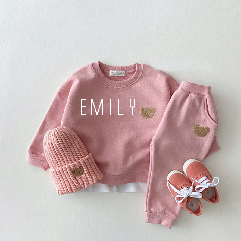 Personalized Kids Teddy Bear Set| Cloth48 (Beanie and Shoes not included)