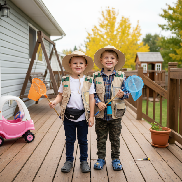 Personalized Kids Safari Explorer Set| Cloth263