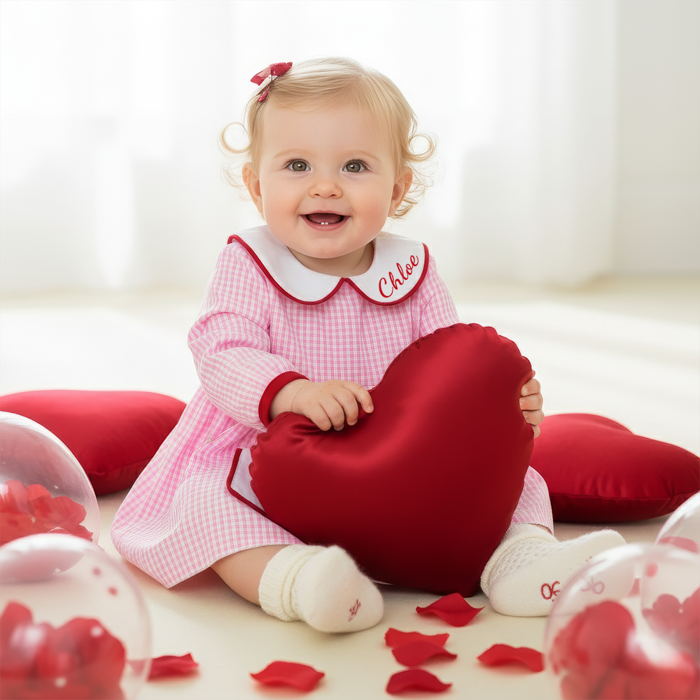 Personalized Girl Valentine's Day Heart Dress| YESVa11