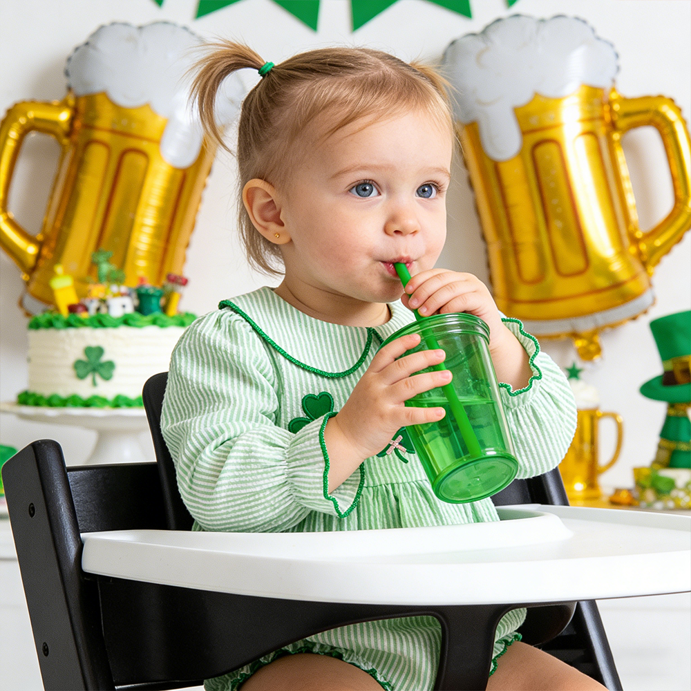 Personalized Baby Girl St. Patrick's Day Romper| BBcloth125