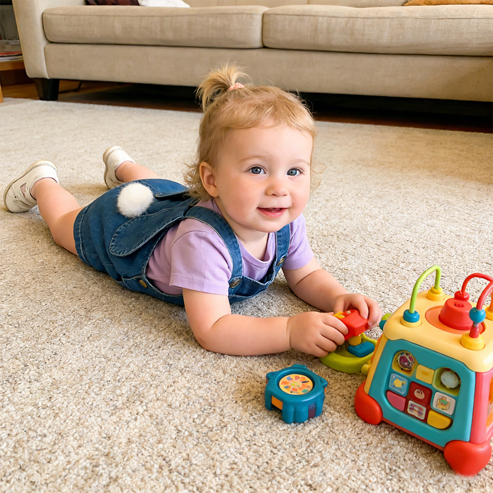 Personalized Kids Bunny Ear Denim Overalls| Pants34