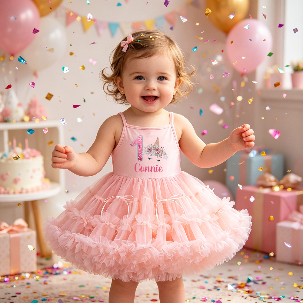Personalized GirlMermaid/Unicorn Birthday TUTU Dress| Dress92