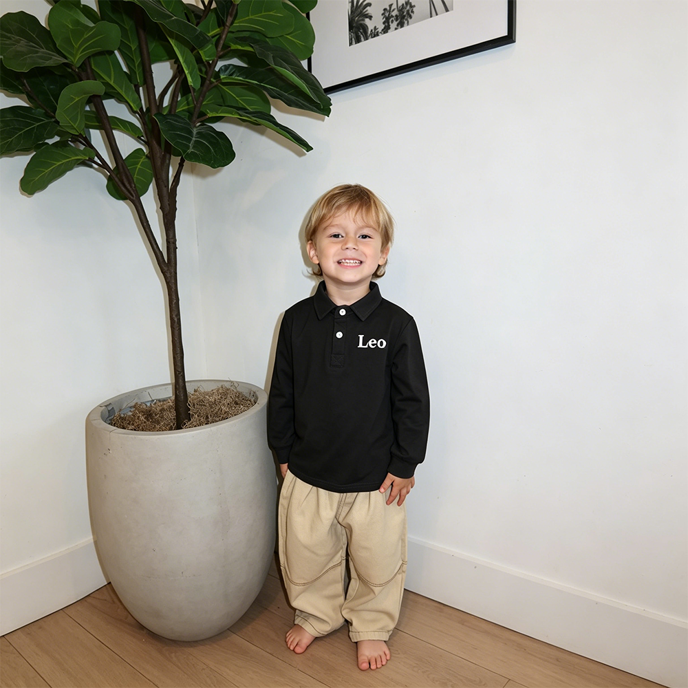 Personalized Kids Embroidered Polo Shirt| Cloth280