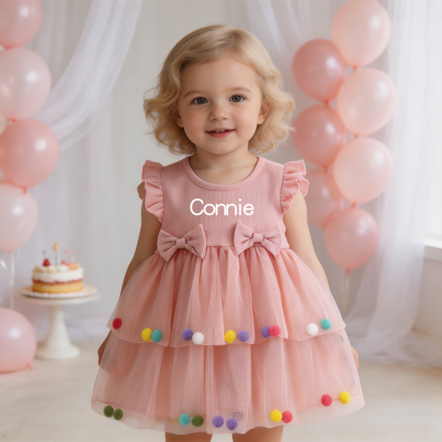 Personalized Girl Colorful Tutu Dress| Dress104