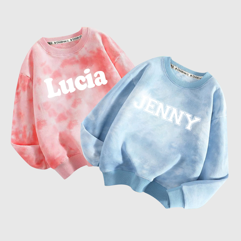 Personalized Kids Cozy Soft Happy Face Sweatshirt| Cloth97