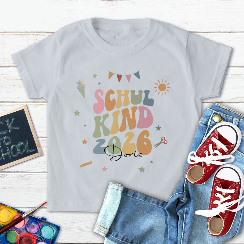 Personalized Girls Back To School T-Shirt| Cloth1489
