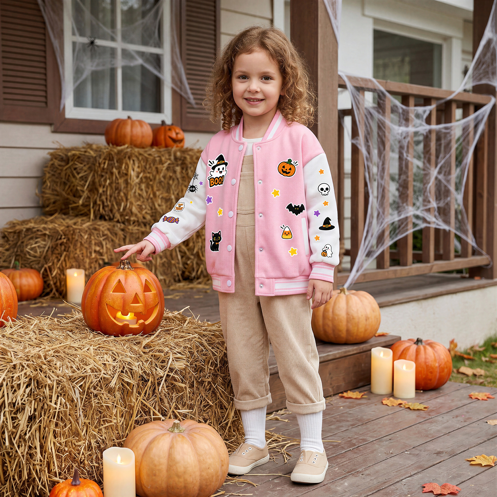 Personalized Halloween Varsity Jacket for Kids | YESHalloween21
