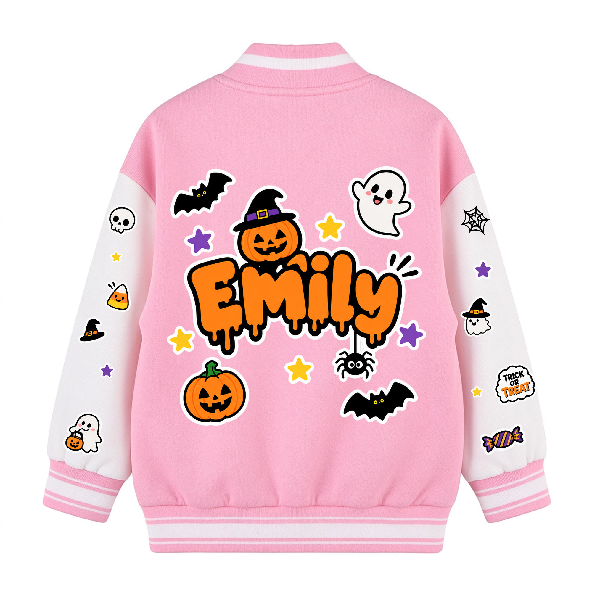 Personalized Halloween Varsity Jacket for Kids | YESHalloween21
