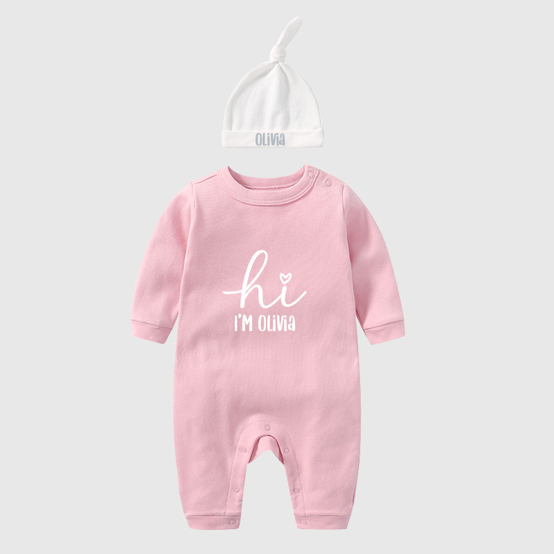 Personalized Baby Newborn Cozy Going Home Sets| BBCloth04
