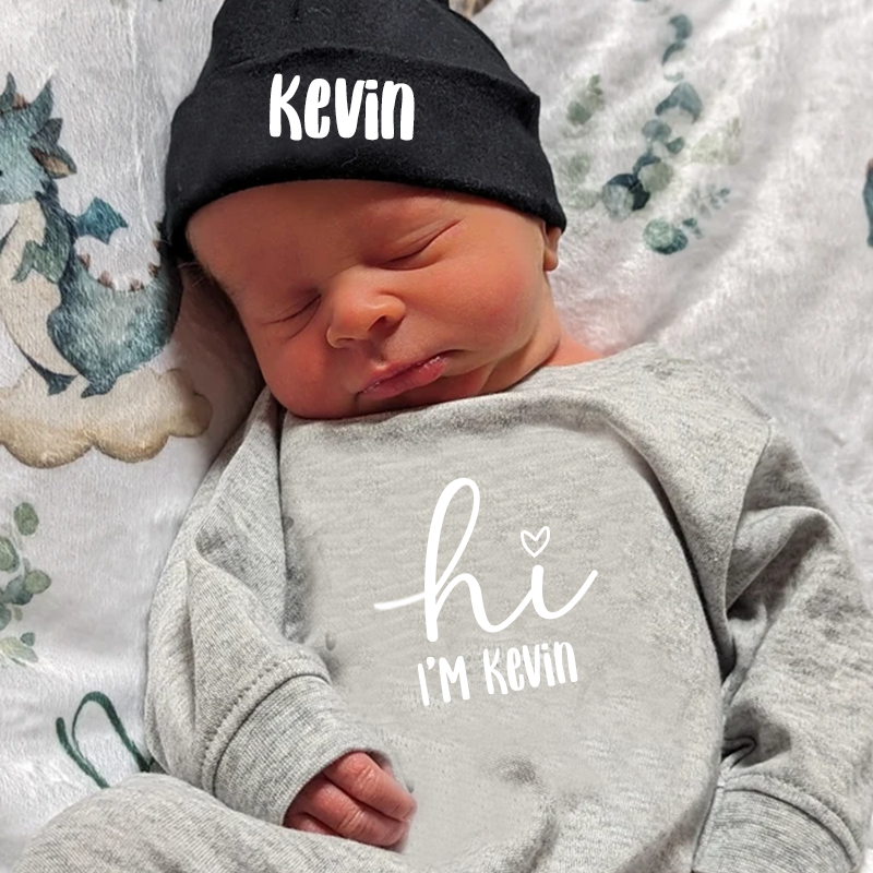 Personalized Baby Newborn Cozy Going Home Sets| BBCloth04