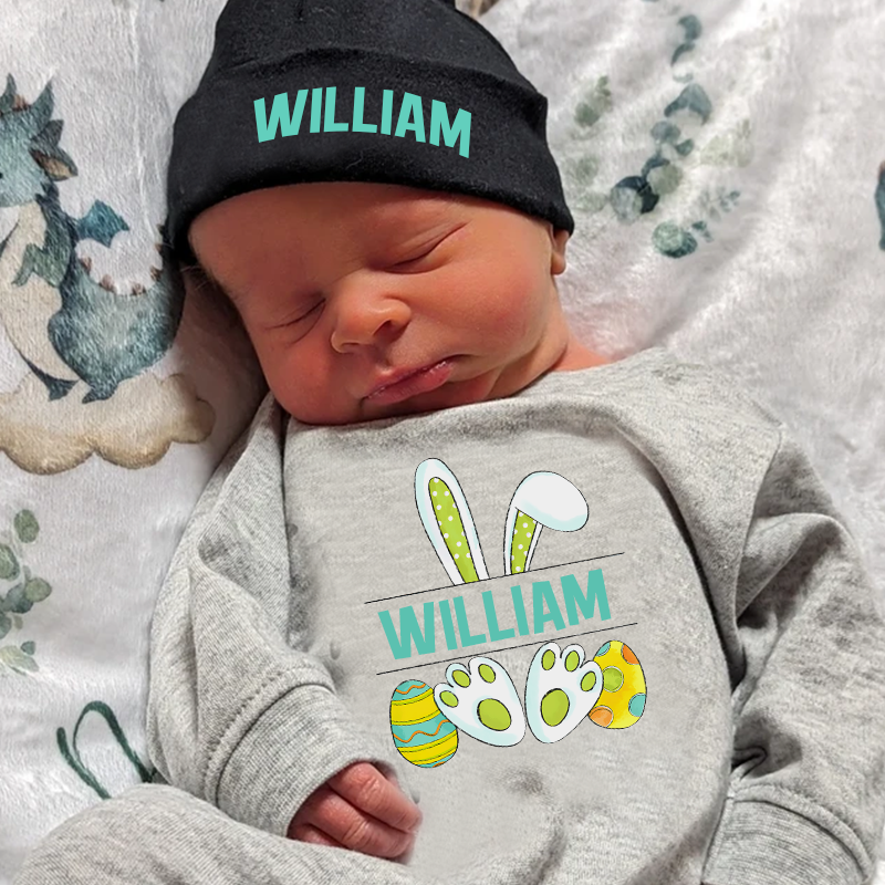Personalized Baby Color Easter Going Home Sets| BBCloth19