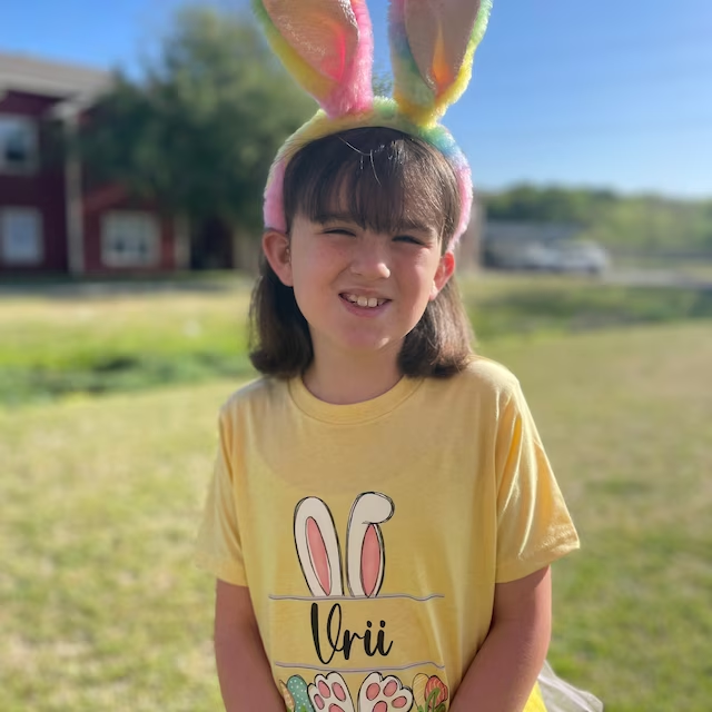 Personalized Kids Bunny Summer T-Shirt| Cloth133